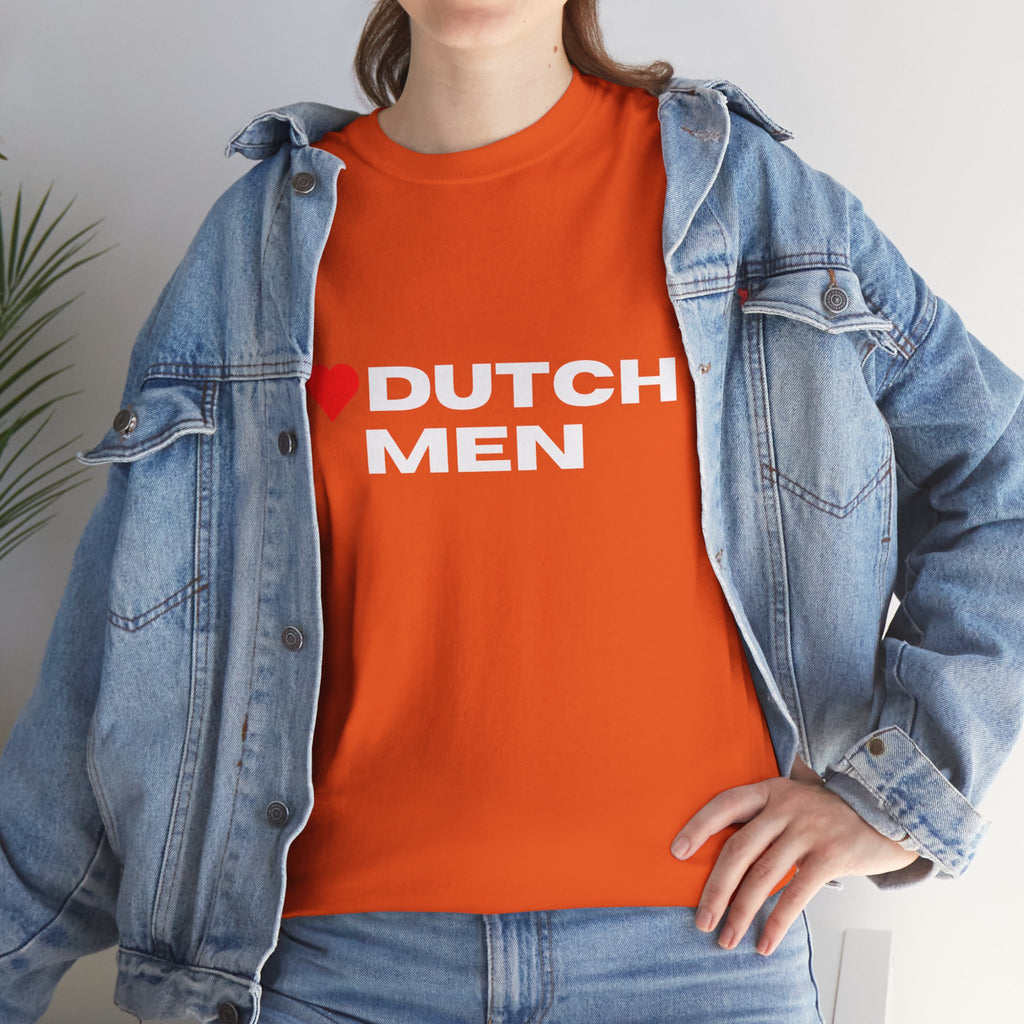 T-Shirt — I  Dutch Men Graphic Tee (Orange)