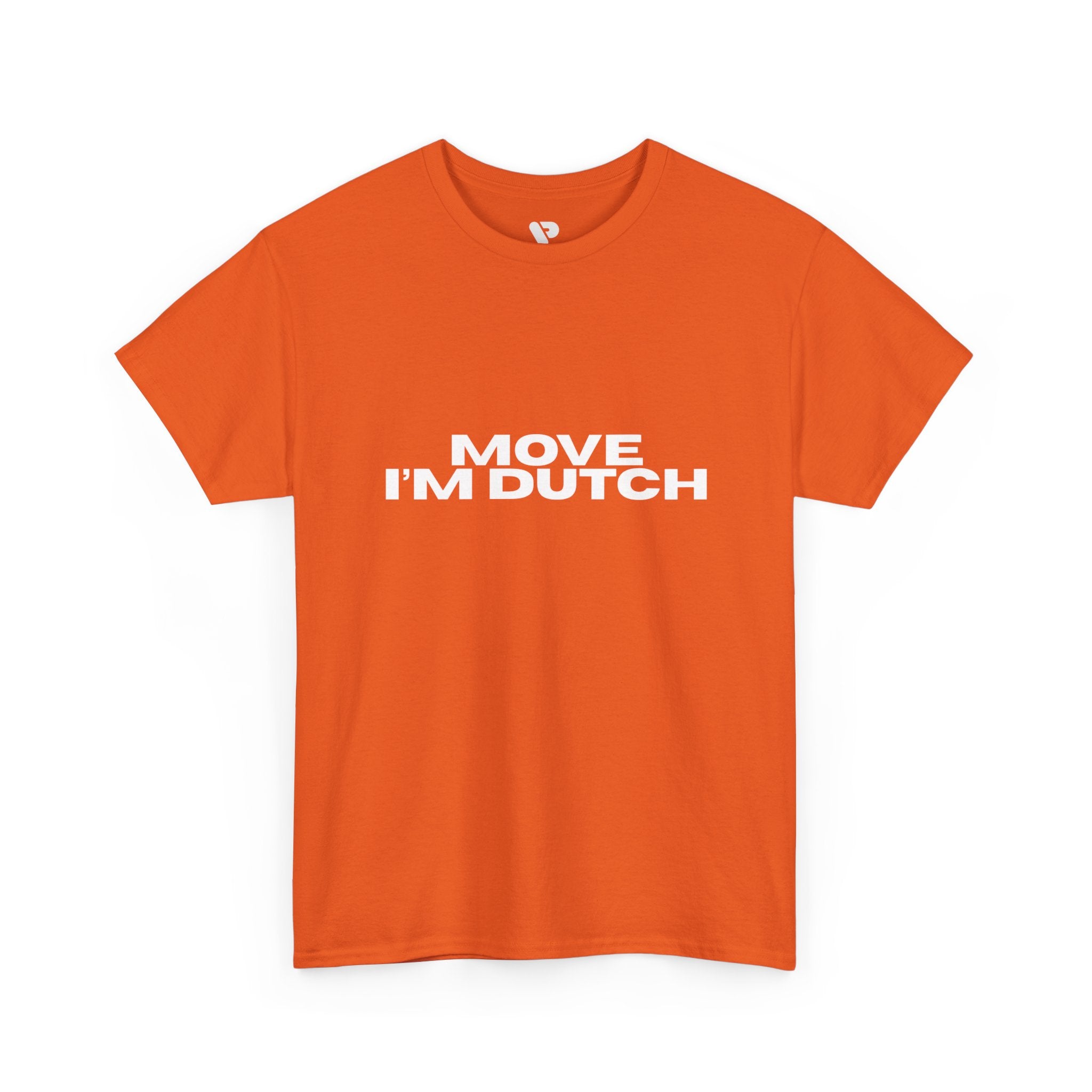 T-Shirt ''MOVE I'M DUTCH'' - Orange T-shirt Unisex