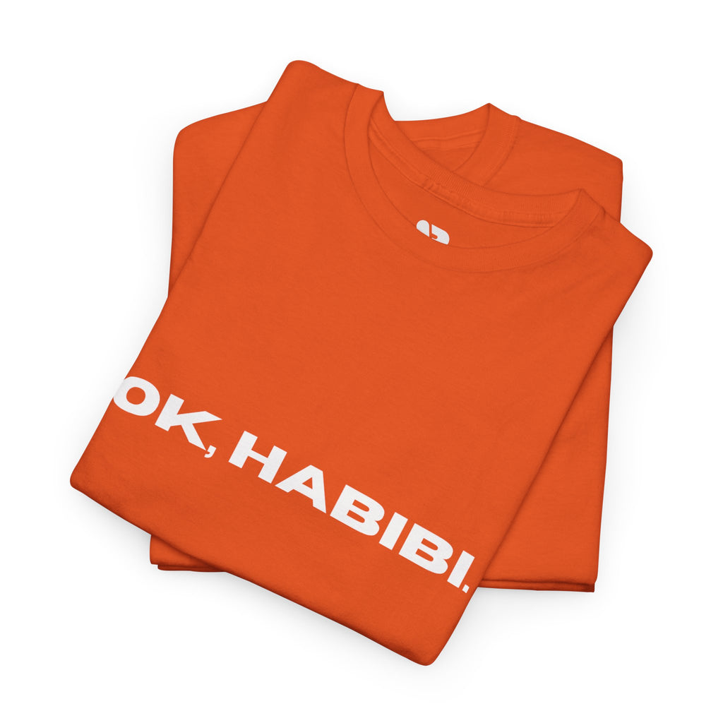 OK, Habibi! Tee — Playful Arabic Phrase Graphic T‑Shirt