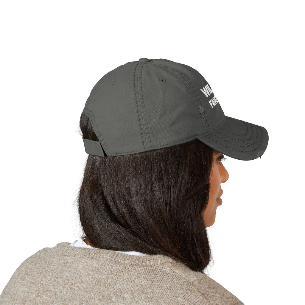 Willy's Favourite Distressed Dad Hat — Embroidered Vintage