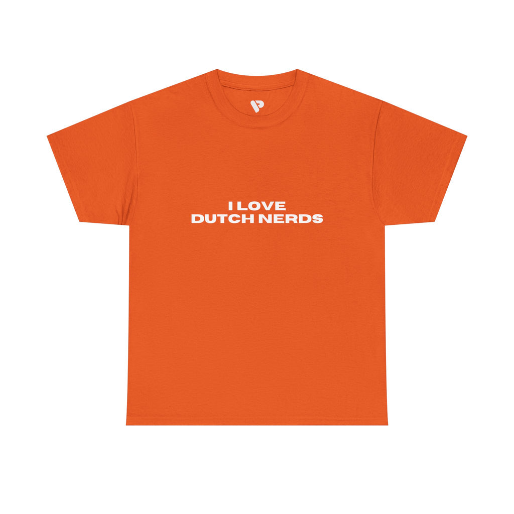I Love Dutch Nerds T-Shirt — Funny Netherlands Pride Tee