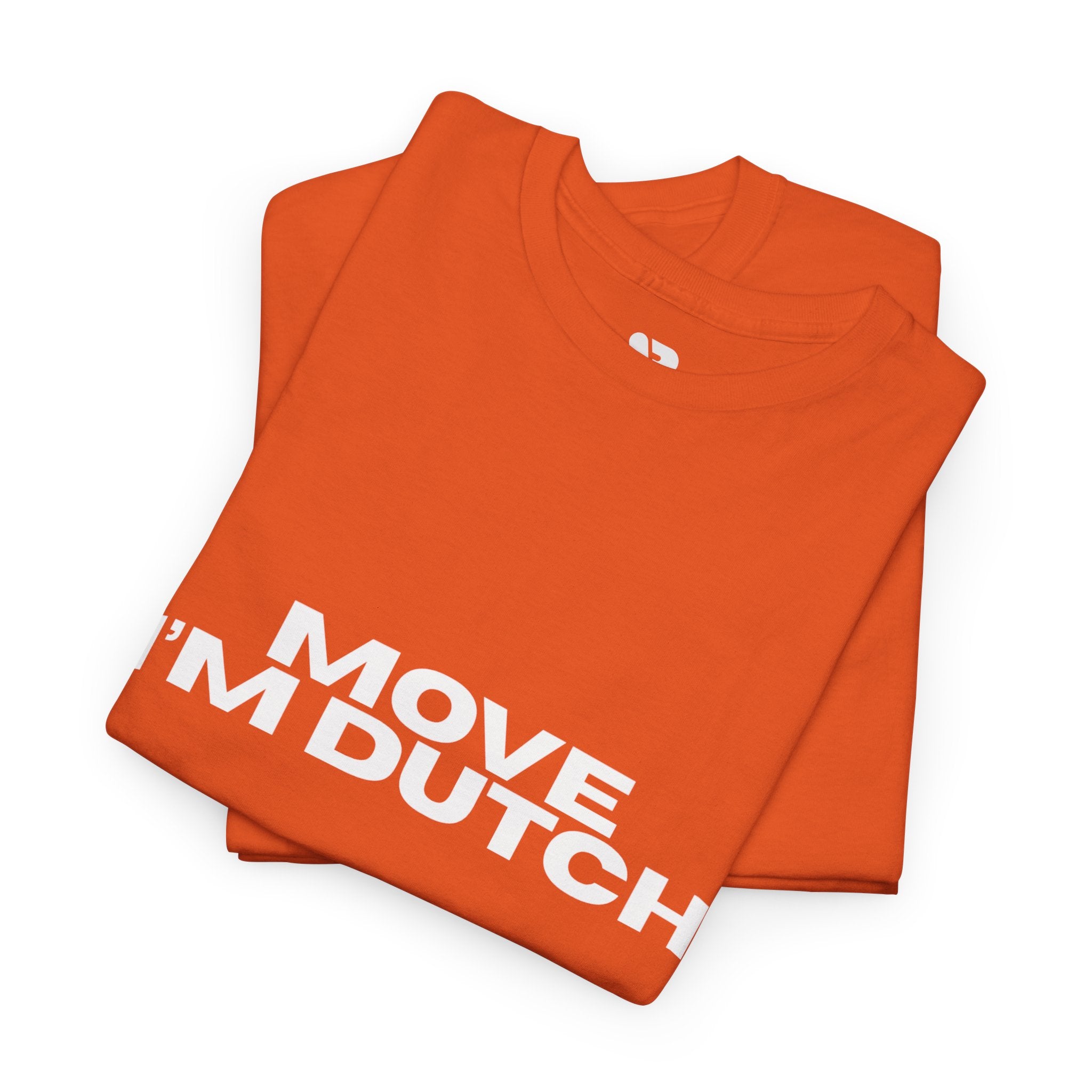 T-Shirt ''MOVE I'M DUTCH'' - Orange T-shirt Unisex