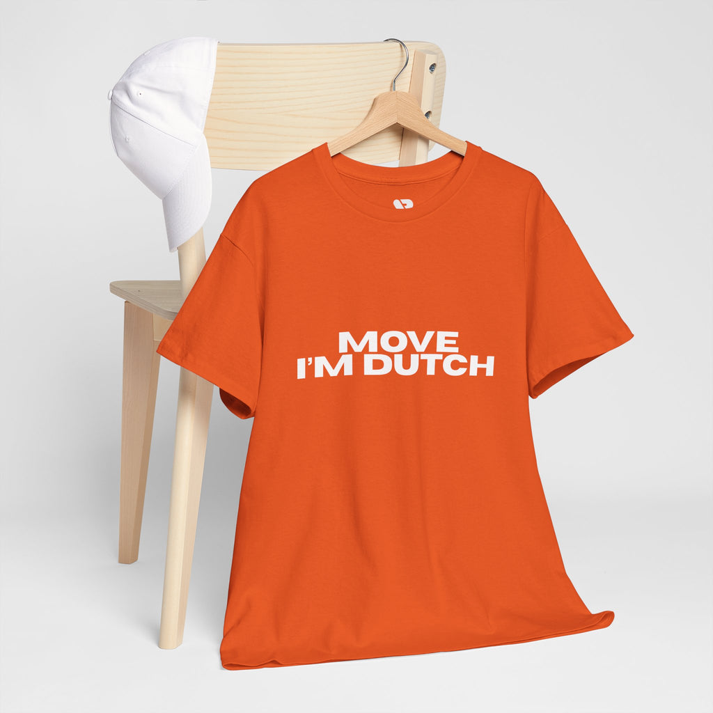 T-Shirt ''MOVE I'M DUTCH'' - Orange T-shirt Unisex