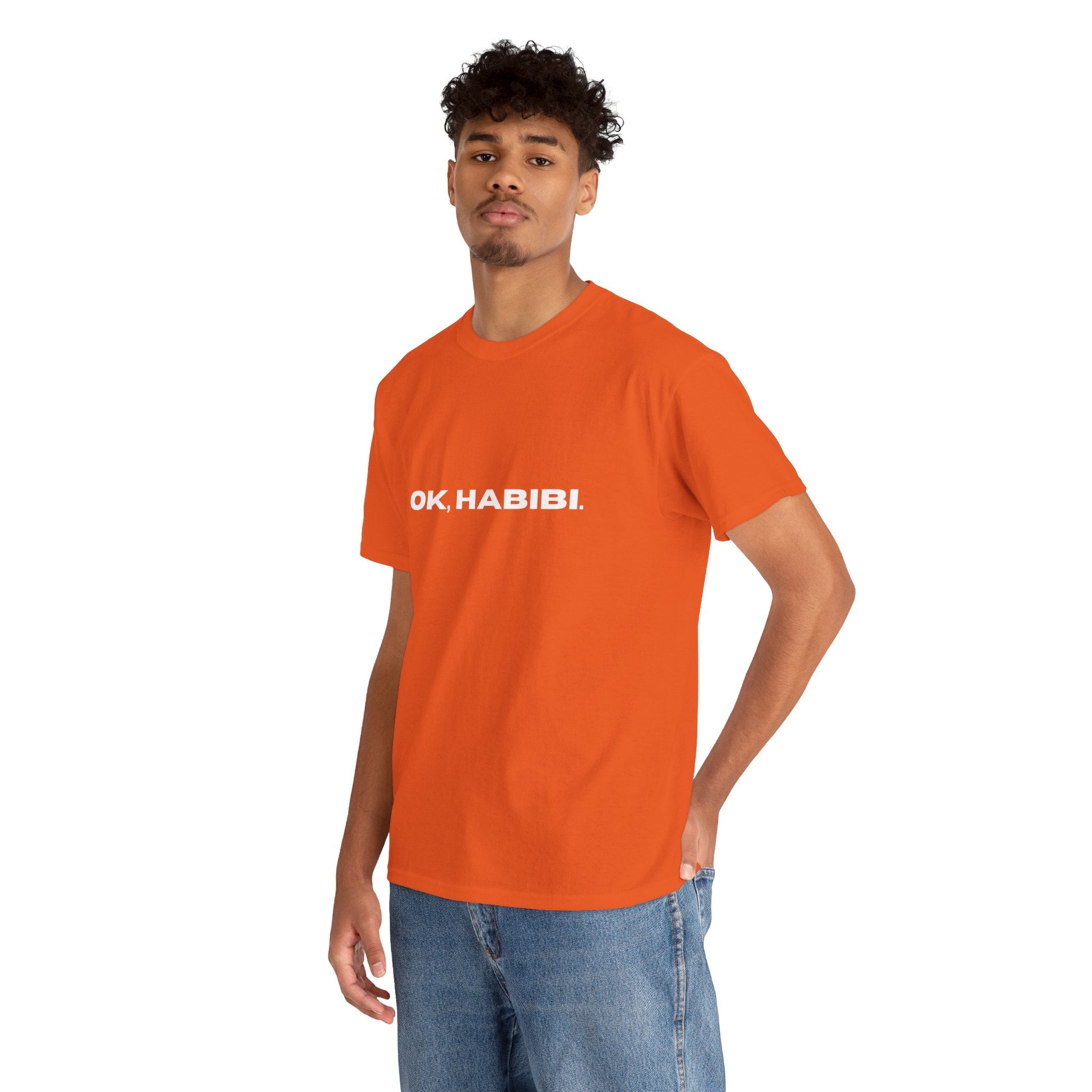 OK, Habibi! Tee — Playful Arabic Phrase Graphic T‑Shirt