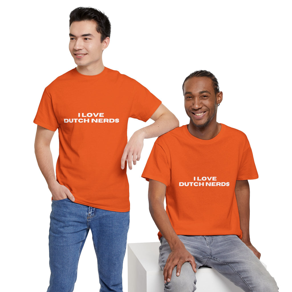 I Love Dutch Nerds T-Shirt — Funny Netherlands Pride Tee