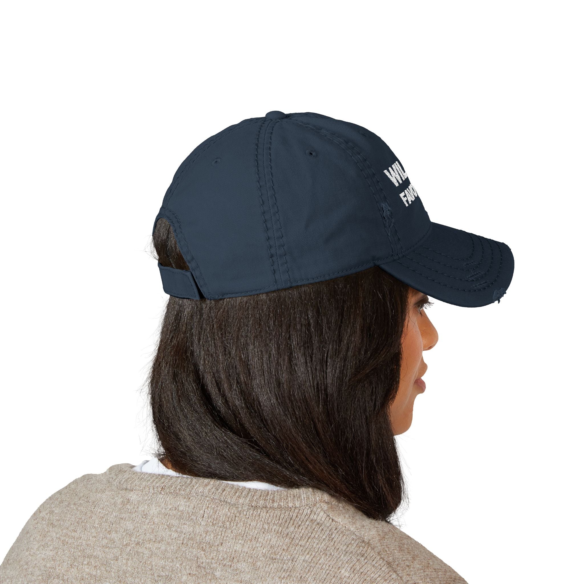 Willy's Favourite Distressed Dad Hat — Embroidered Vintage